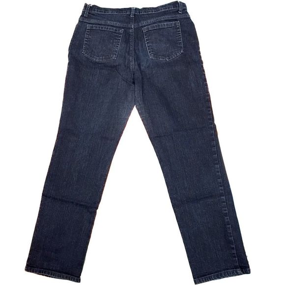 Dark Wash Gloria Vanderbilt Amanda Straight Leg Jeans size 12 inseam 29” - Picture 3 of 3